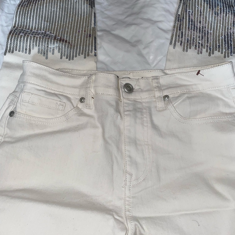 White Denim Jeans